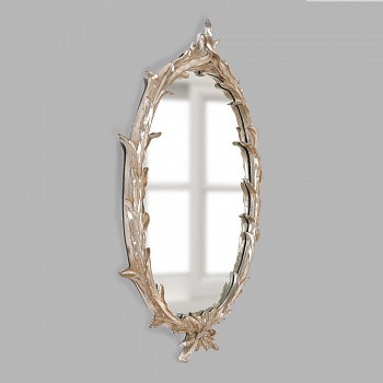 Зеркало "Буа" silver