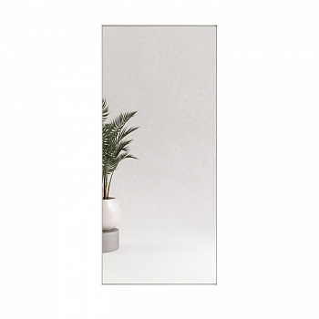 Зеркало прямоугольное в белой металлической раме «Мускат» XL (в тонкой раме) 200 см