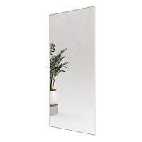 Зеркало прямоугольное в белой металлической раме «Мускат» XL (в тонкой раме) 200 см